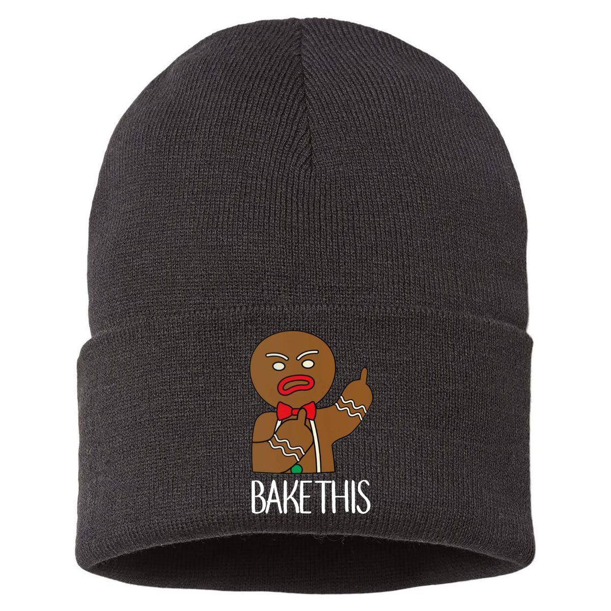 Bake This Gingerbread X-Mas Sustainable Knit Beanie