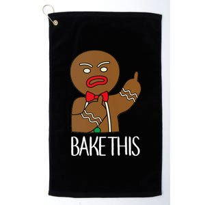 Bake This Gingerbread X-Mas Platinum Collection Golf Towel