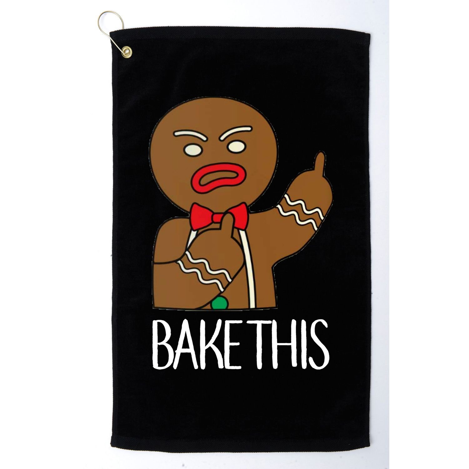 Bake This Gingerbread X-Mas Golf Towel