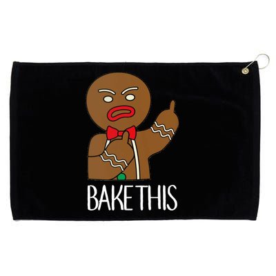 Bake This Gingerbread X-Mas Grommeted Golf Towel