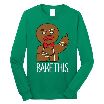 Bake This Gingerbread X-Mas Long Sleeve Shirt