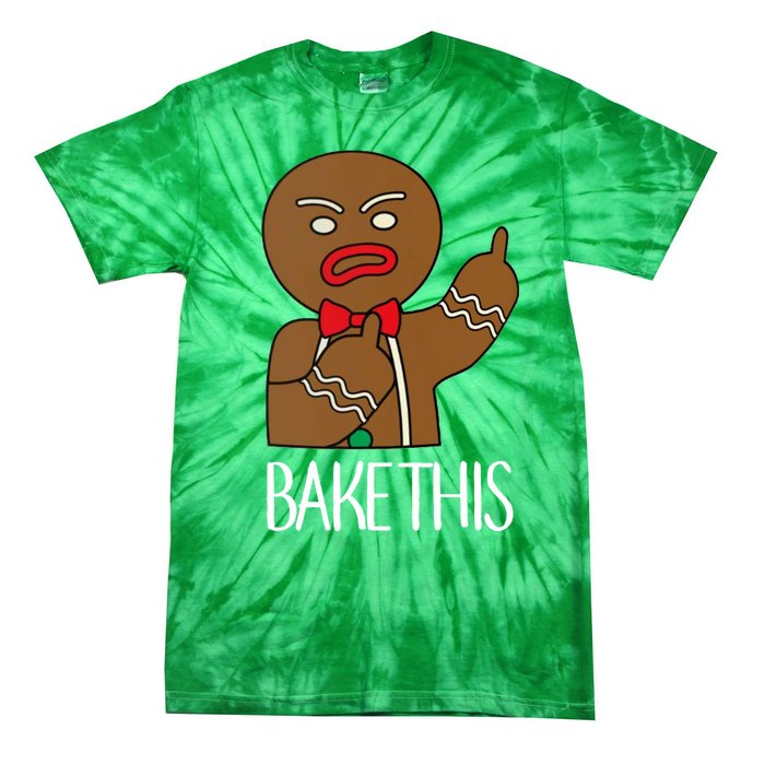 Bake This Gingerbread X-Mas Tie-Dye T-Shirt