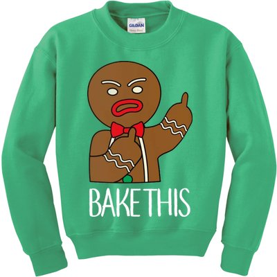 Bake This Gingerbread X-Mas Kids Sweatshirt