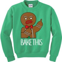 Bake This Gingerbread X-Mas Kids Sweatshirt