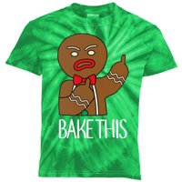 Bake This Gingerbread X-Mas Kids Tie-Dye T-Shirt