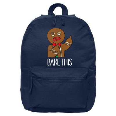 Bake This Gingerbread X-Mas 16 in Basic Backpack