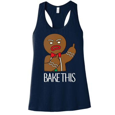 Bake This Gingerbread X-Mas Women's Racerback Tank