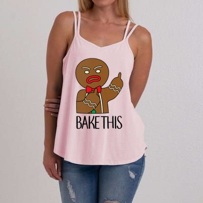 Bake This Gingerbread X-Mas Women's Strappy Tank