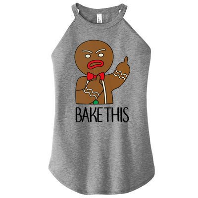 Bake This Gingerbread X-Mas Women's Perfect Tri Rocker Tank