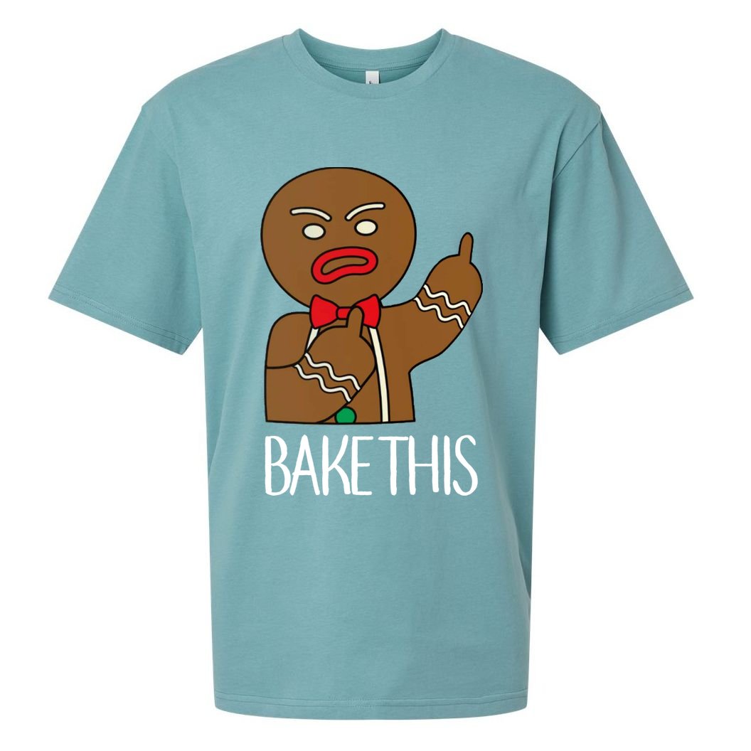 Bake This Gingerbread X-Mas Sueded Cloud Jersey T-Shirt