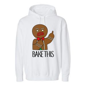 Bake This Gingerbread X-Mas Garment-Dyed Fleece Hoodie