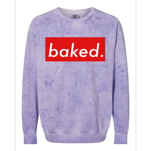 BAKED Designer Style Colorblast Crewneck Sweatshirt