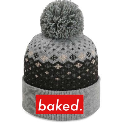 BAKED Designer Style The Baniff Cuffed Pom Beanie