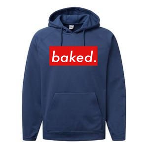 BAKED Designer Style Performance Fleece Hoodie