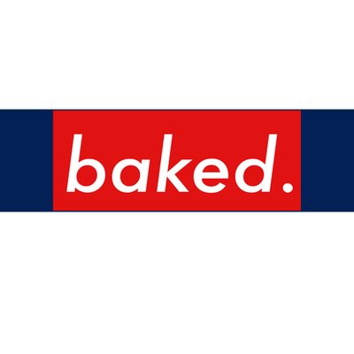 BAKED Designer Style Bumper Sticker