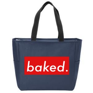 BAKED Designer Style Zip Tote Bag