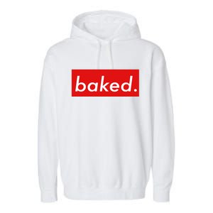 BAKED Designer Style Garment-Dyed Fleece Hoodie