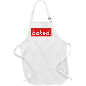 BAKED Designer Style Full-Length Apron With Pockets