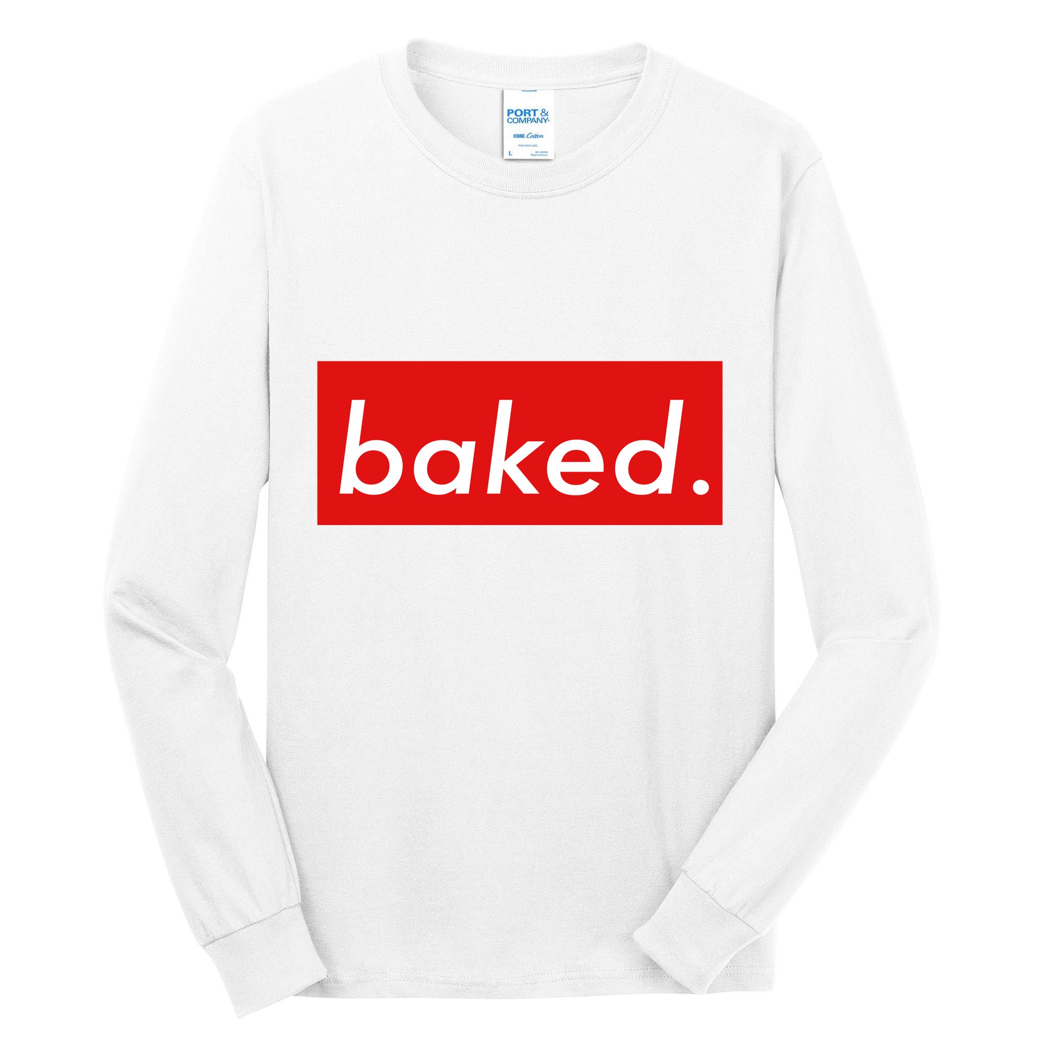 BAKED Designer Style Tall Long Sleeve T-Shirt