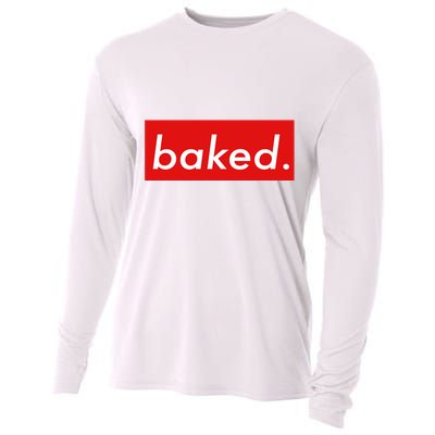 BAKED Designer Style Cooling Performance Long Sleeve Crew