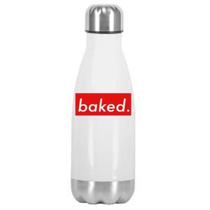 BAKED Designer Style Stainless Steel Insulated Water Bottle