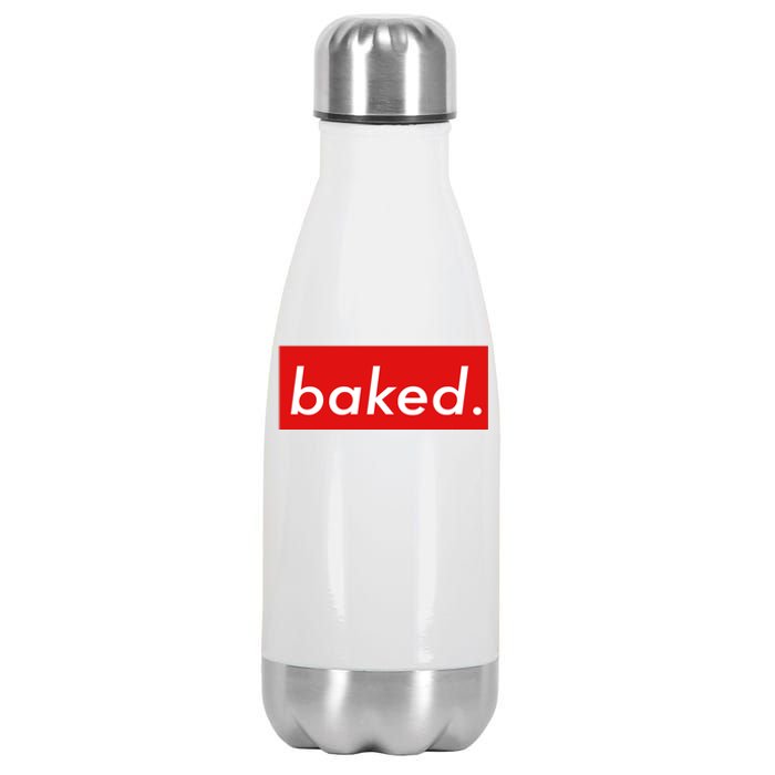 BAKED Designer Style Stainless Steel Insulated Water Bottle