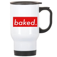 BAKED Designer Style Stainless Steel Travel Mug