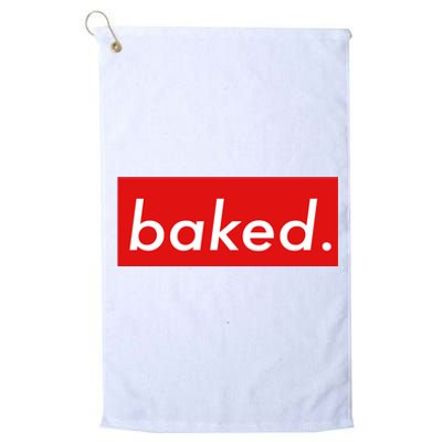 BAKED Designer Style Platinum Collection Golf Towel