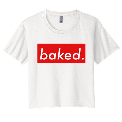 BAKED Designer Style Women's Crop Top Tee