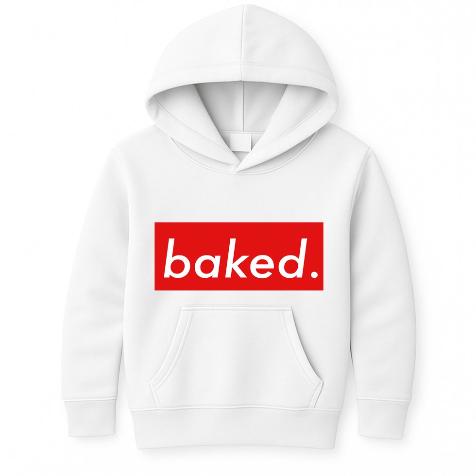 BAKED Designer Style Kids Hoodie