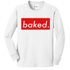 BAKED Designer Style Kids Long Sleeve Shirt