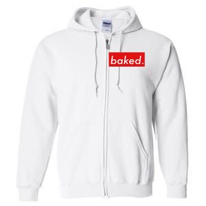 BAKED Designer Style Full Zip Hoodie