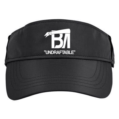Baker Undraftable Cleveland Football Adult Drive Performance Visor
