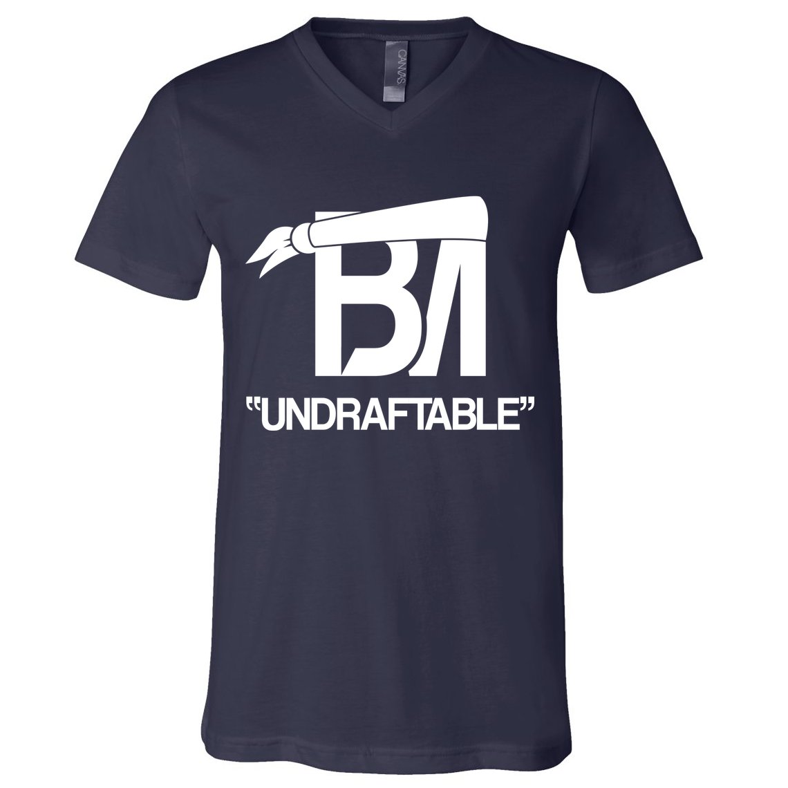 Baker Undraftable Cleveland Football V-Neck T-Shirt