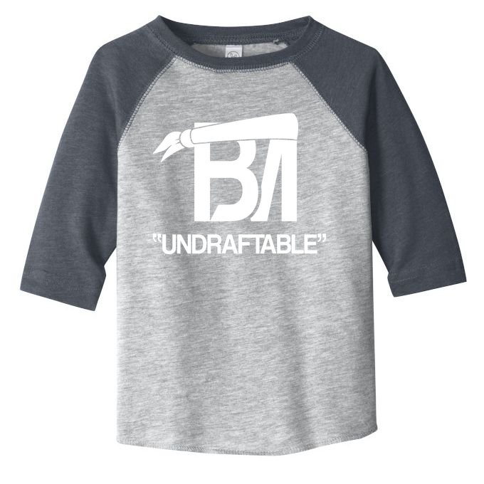 Baker Undraftable Cleveland Football Toddler Fine Jersey T-Shirt
