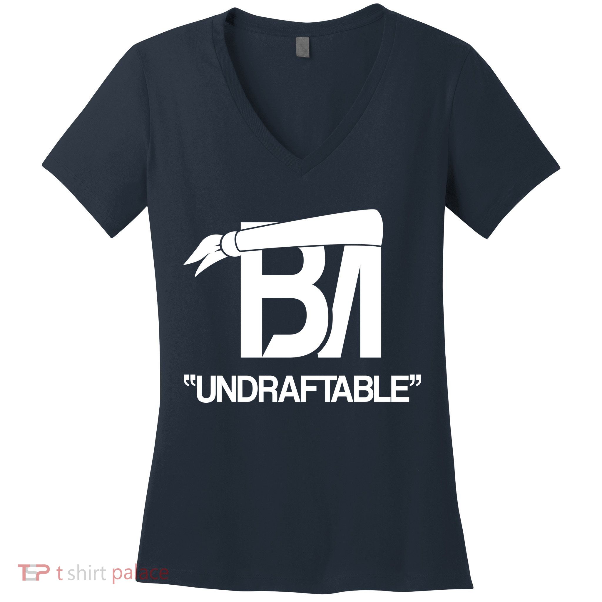 Baker Undraftable Cleveland Football Women's V-Neck T-Shirt
