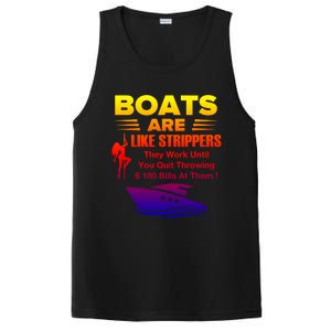 Boats Are Like Strippers They Work Gift PosiCharge Competitor Tank