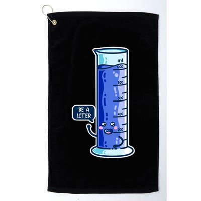 Be A Liter Graduated Cylinder Golf Towel