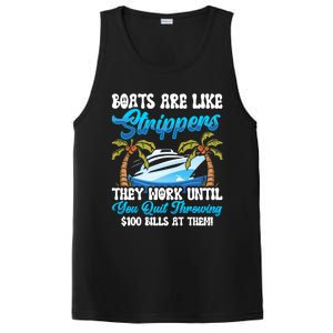 Boats Are Like Strippers Yacht Captain Cool Gift PosiCharge Competitor Tank