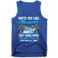 Boats Are Like Strippers Yacht Captain Cool Gift Tank Top