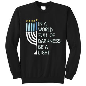 Be A Light Happy Hanukkah Sweatshirt