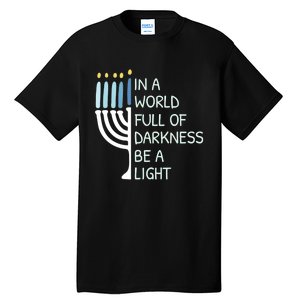 Be A Light Happy Hanukkah Tall T-Shirt