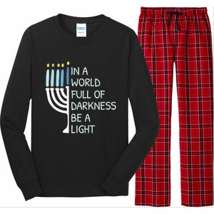 Be A Light Happy Hanukkah Long Sleeve Pajama Set