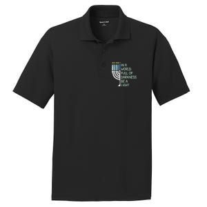 Be A Light Happy Hanukkah PosiCharge RacerMesh Polo