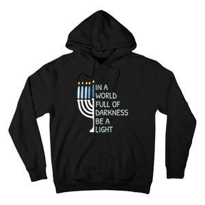 Be A Light Happy Hanukkah Tall Hoodie