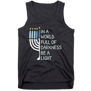 Be A Light Happy Hanukkah Tank Top