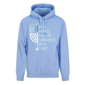 Be A Light Happy Hanukkah Unisex Surf Hoodie