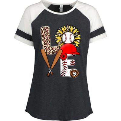 Baseball Apparel Love Baseball Enza Ladies Jersey Colorblock Tee