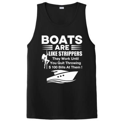 Boats Are Like Strippers They Work Until You Quit Throwing PosiCharge Competitor Tank