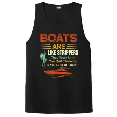 Boats Are Like Strippers They Work Until You Quit Throwing PosiCharge Competitor Tank